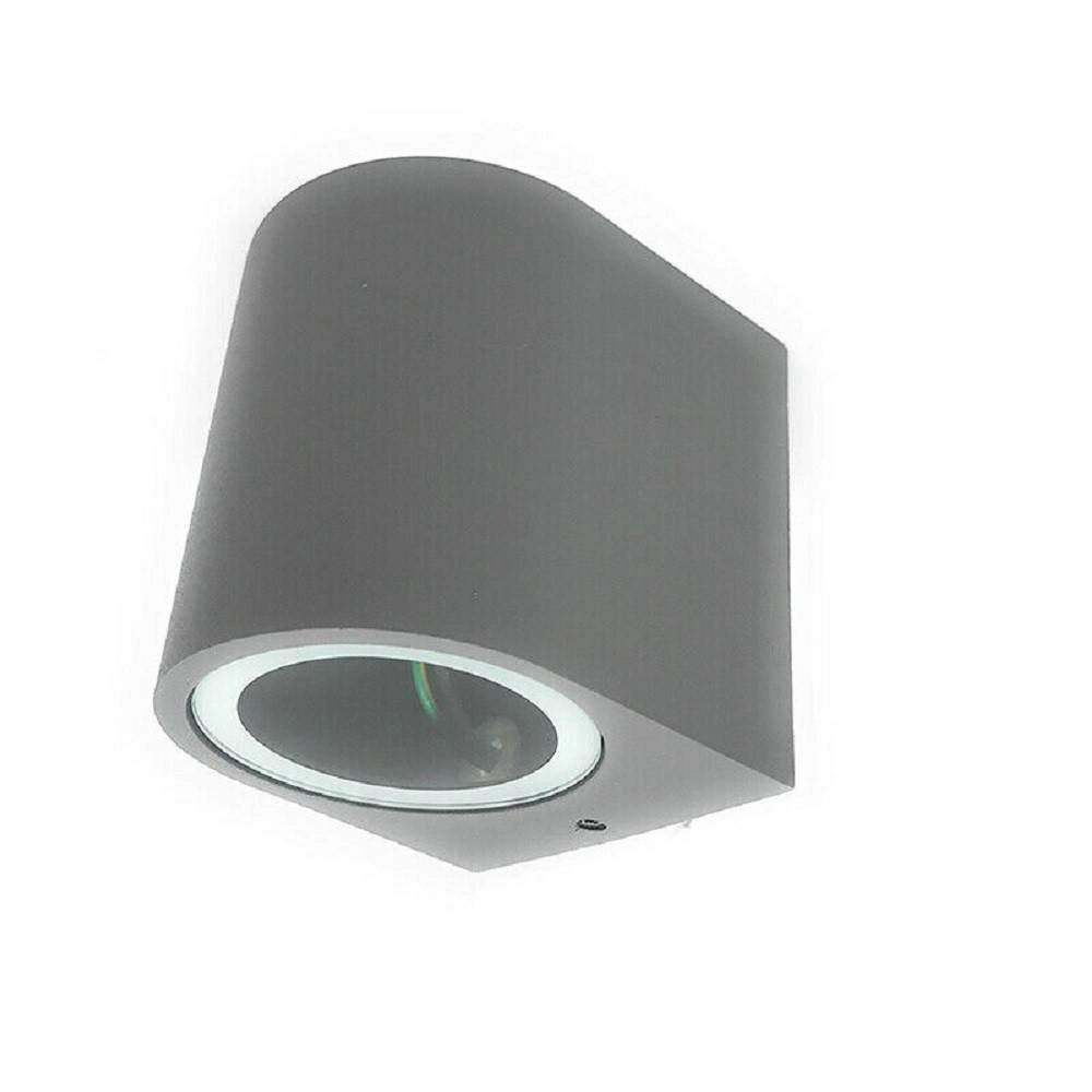 Trade Shop - Applique Moderno A Parete Per Esterno Lampada Giardino Faretto Gu10 Ip65 Es53 -