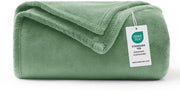 Piuma soffice deken in fleece - 150x200 cm - Adatto per interni ed esterni - XL - Verde