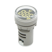 Indicatore digitale amperometro a LED bianco 50-500V AC Ø 22mm Breckner Germany