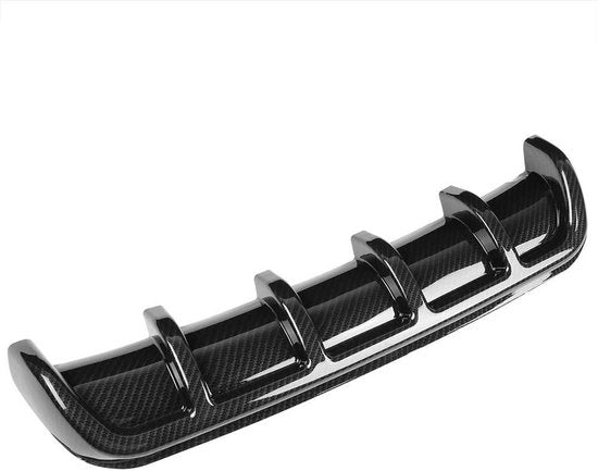 Diffusore Spoiler per Auto Achterbumper in Fibra di Carbonio per Auto Universali - Design Stilistico - Aerodinamica Migliorata