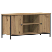 Mobile TV | Armadietto TV | Mobile Porta TV rovere artigianale 100 x 40 x 50 cm Legno multistrato