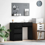 Scrivania Rovere Nero 90 x 37.5 x 75 cm Legno multistrato 869491