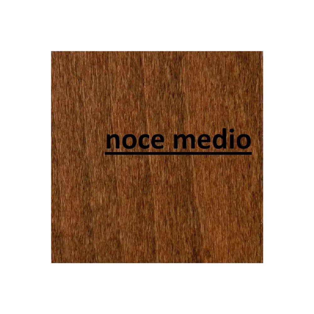 Set 2 capotavola a lira in legno tinta noce seduta paglia - Mobili 2G