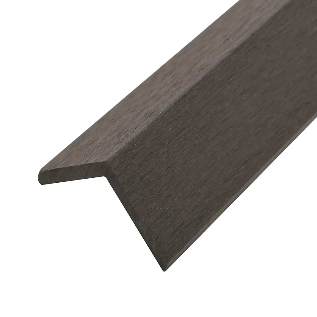 Profili Angolari per Decking in WPC  5 pz 170 cm Marrone