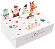 Scatole di regalo in cartone 10 pezzi - Pacchetti di carta - Sacchetti di regalo per feste - Confezioni di regalo - Sacchetti per dolci - Dimensioni 15x9x4 cm - Per Natale e feste di fine anno