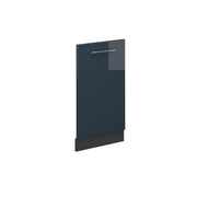 Vicco Pannello frontale della lavastoviglie Blu scuro lucido 45 cm senza piano di lavoro
