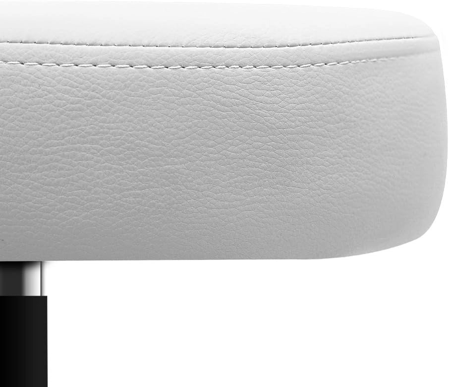 Sgabello con rotelle – girevole, 360°, 10 cm di superficie imbottita, altezza regolabile