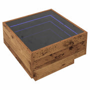 Tavolino da salotto | Tavolino da caff¨¨ | Tavolino da Soggiorno Legno vecchio 50 x 50 x 30 cm