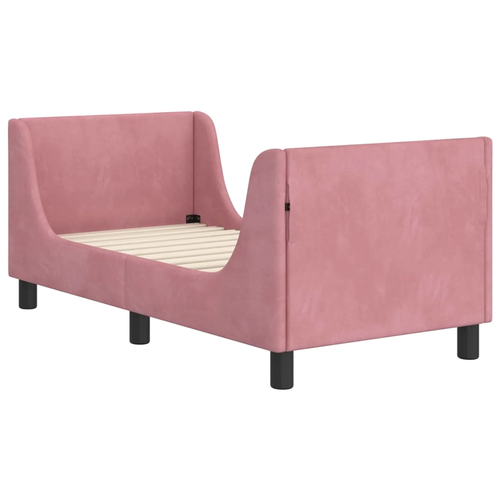 Struttura letto per bambini con testata-Giroletto per bambini Rosa 70 x 140 cm 471404