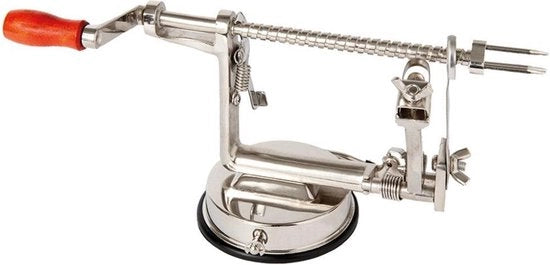 Pelatrice Tagliente Argento Ferro - Mele 10X30 Cm - Gadget da Cucina Manuale
