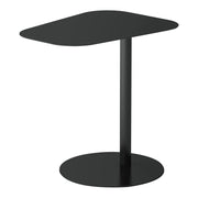 Tavolino laterale in metallo 50 x 50 x 38 cm nero opaco 03_0008624