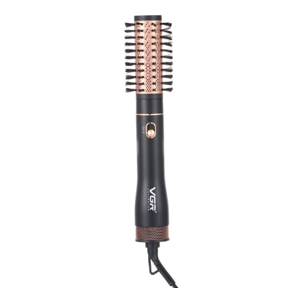 Trade Shop - Spazzola Piastra Termica Styler Ad Aria Calda Asciuga Arriccia Capelli Vgr V-559 -