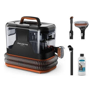 Rowenta clean it , lavatappeti, lava tappezzeria per tappeti, divani, auto con testine intercambiabili, doppio serbatoio acqua pulita/sporca, sistema di auto pulizia, 400 w, in5011 - IN5011F0