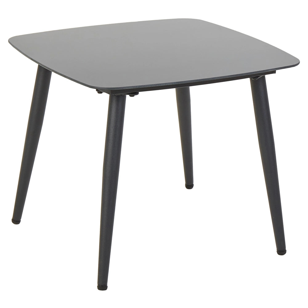 Set da bistrot a 2 posti in PE Rattan marrone Telaio e gambe in acciaio nero 2 sedie Tavolo da caffè Mobili da giardino