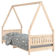 Giroletto per Bambini | Letto Infantile | Lettino 80x200 cm in Legno Massello di Pino
