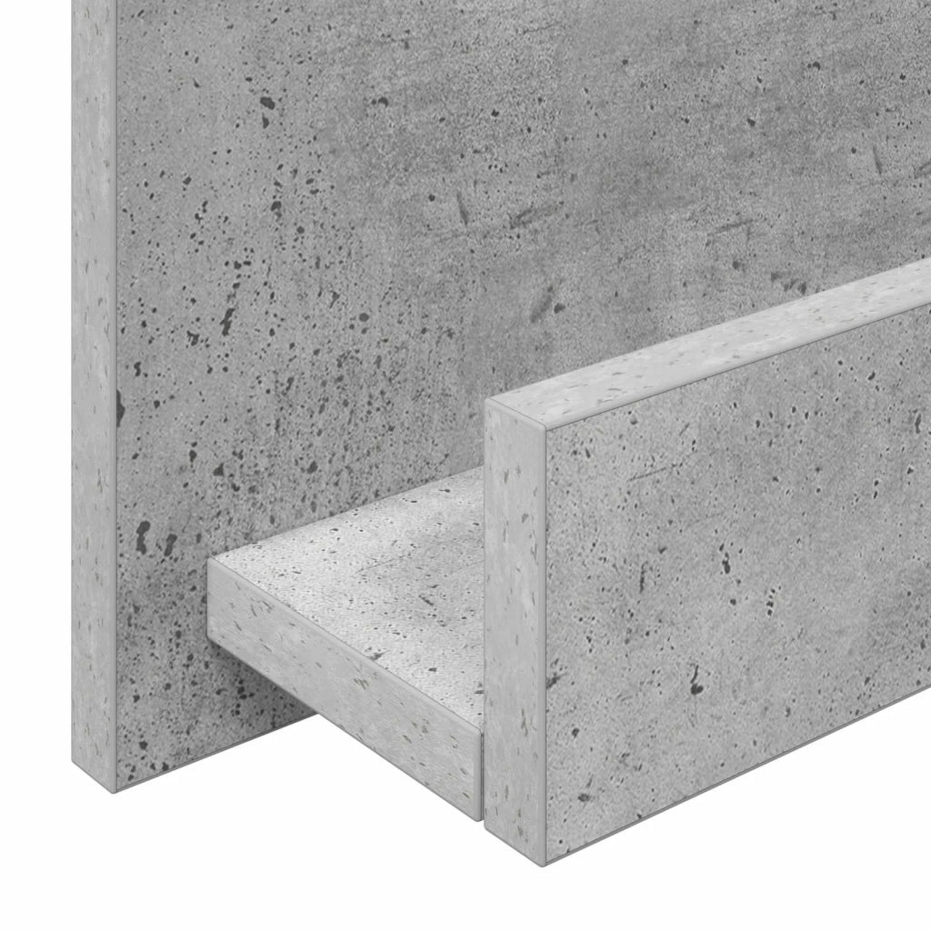 Scaffale per riviste Grigio cemento 43 x 11 x 102 cm CFW2536850