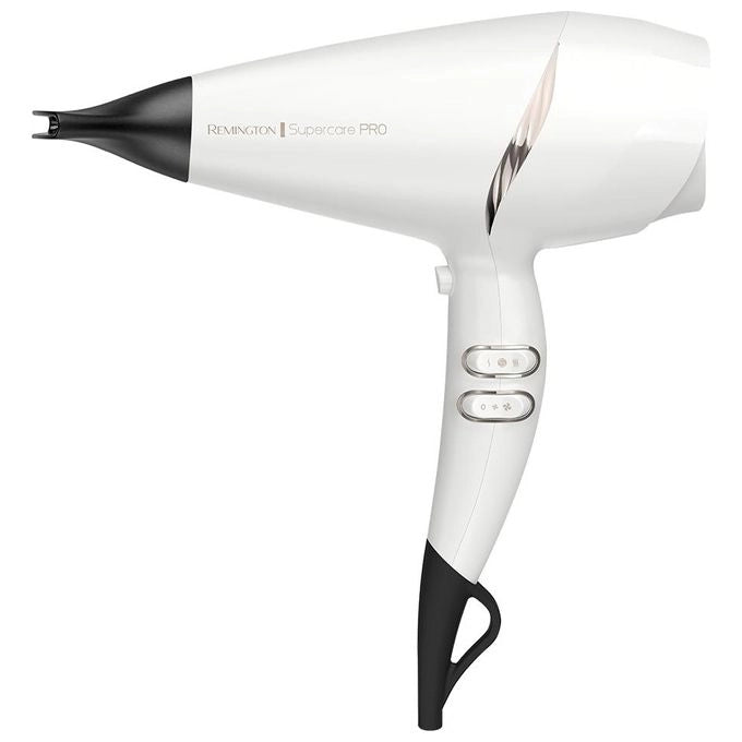 Remington Supercare Pro 2200 AC asciuga capelli 2200 W Nero, Bianco