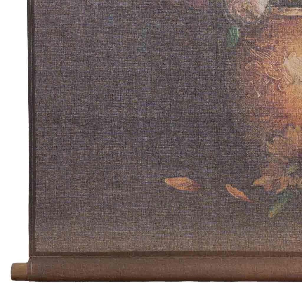 Tela pergamena in tessuto stampato 76x97x2,5h cm