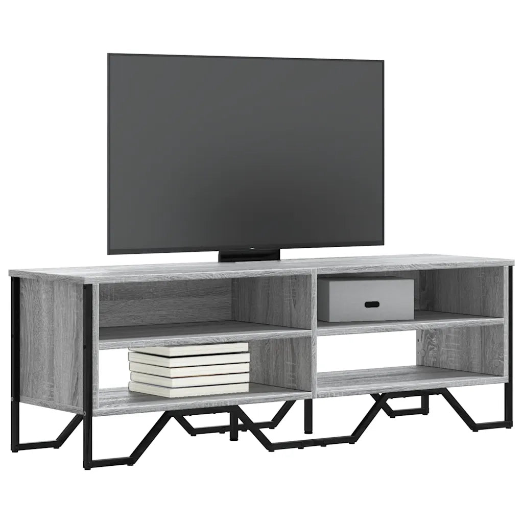 Mobile Porta TV-Mobile per TV-Credenza TV Grigio Sonoma 122x34x41cm in Legno Multistrato 470624