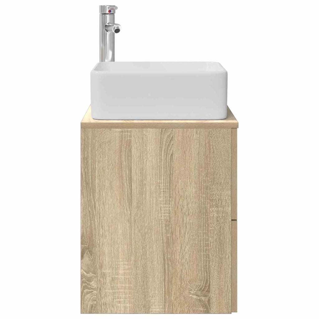 Mobile Lavabo da Parete Rovere Sonoma 49,5 x 41 x 63 cm 890272