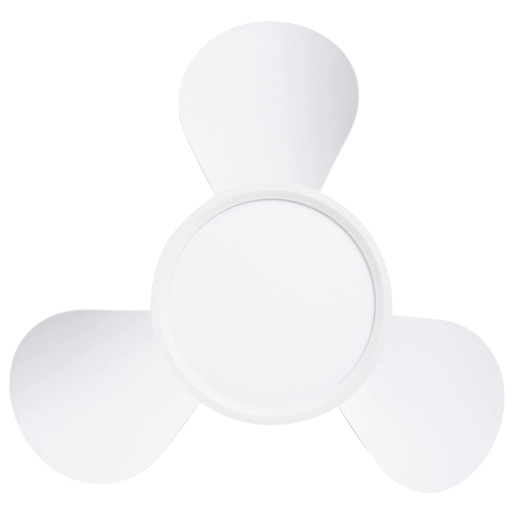 Ventilatore da soffitto con luce Materiale sintetico bianco Telecomando Moderno Soggiorno scandinavo
