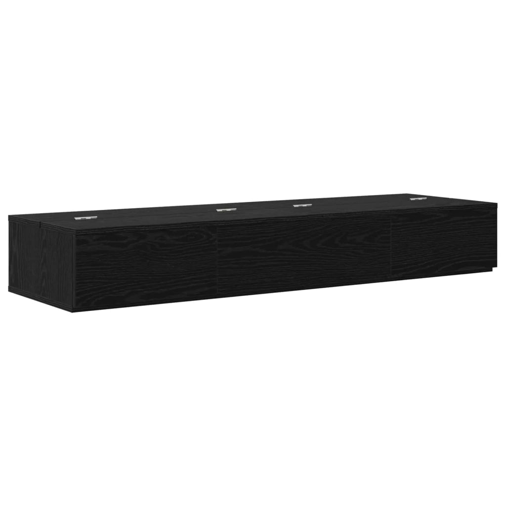 Scrivania studio Rovere Nero 152 x 40 x 19,5 cm 8006669