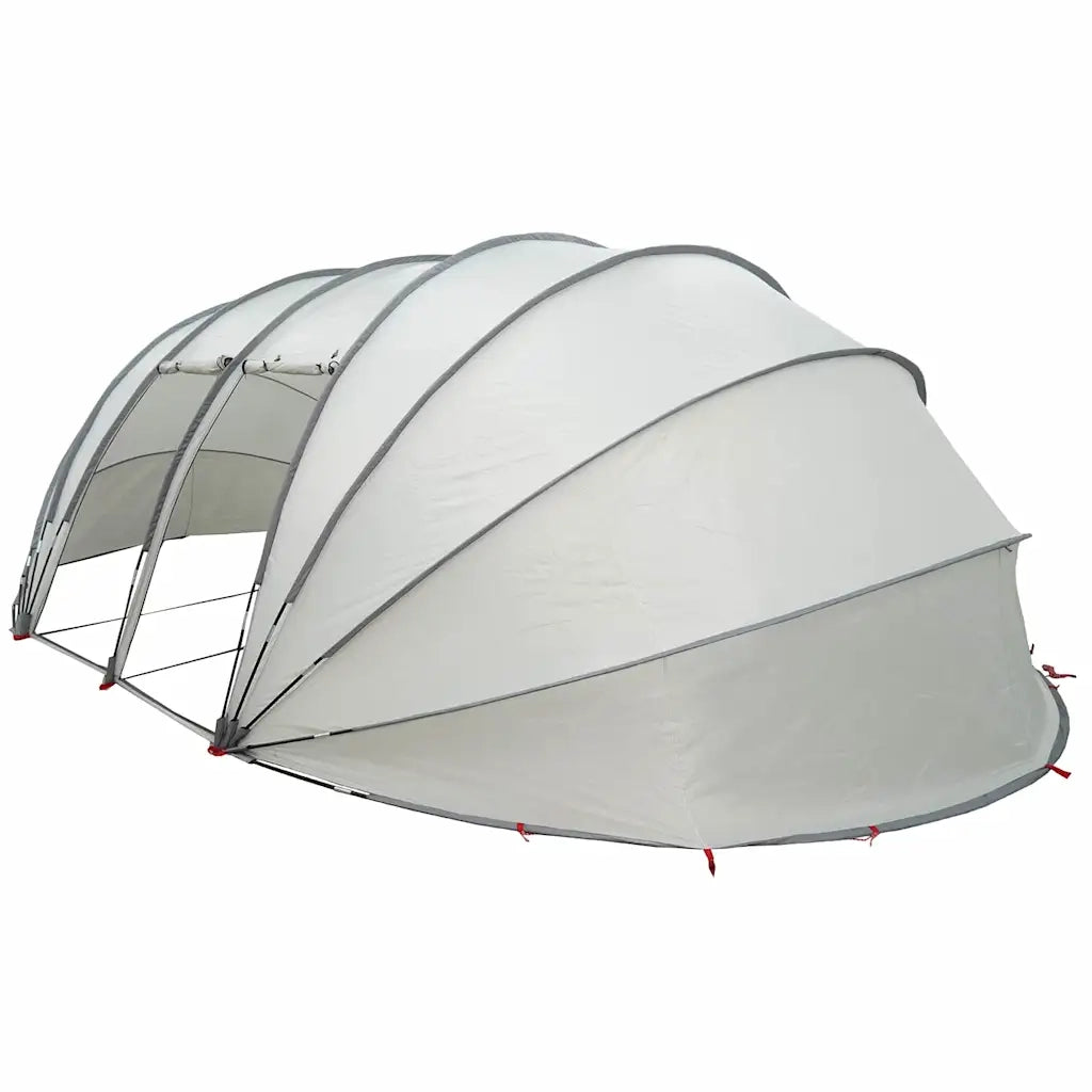 Tenda da piscina a cupola-Tenda per Piscina Grigio 538 x 440 x 204 cm