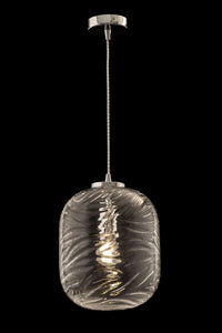 Lampada pendente Pendant in Metallo Dunas Cromo