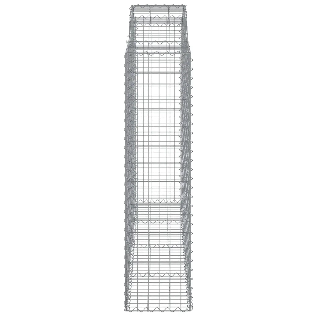 Cesti Gabbioni ad Arco 13 pz 200x50x160/180 cm Ferro Zincato 3146394