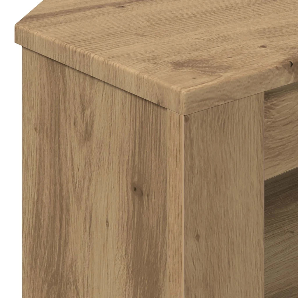 Mobile TV Angolare-Credenza per TV-Console TV Rovere artigianale 102 x 40,5 x 45 cm