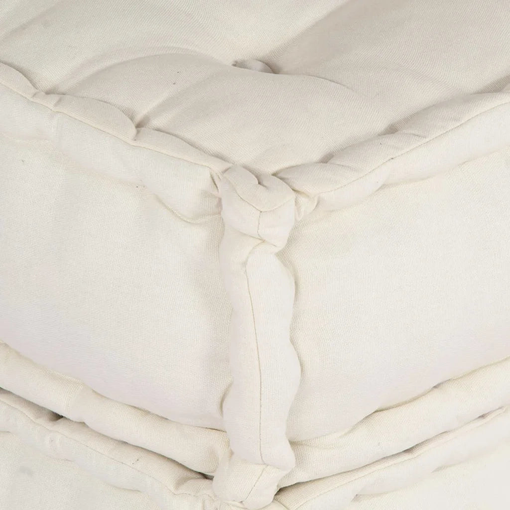 Unit¨¤ di Divano Modulare 2 pz Crema 140 x 70 x 36 cm Tessuto CFW4353050