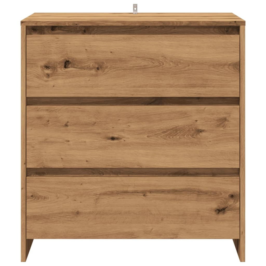 Buffet credenza cassettiera armadio mobile contenitore organizer per cucina soggiorno salotto fatto a mano 70 x 41 x 75 cm legno ingegnerizzato marrone 02_0030819