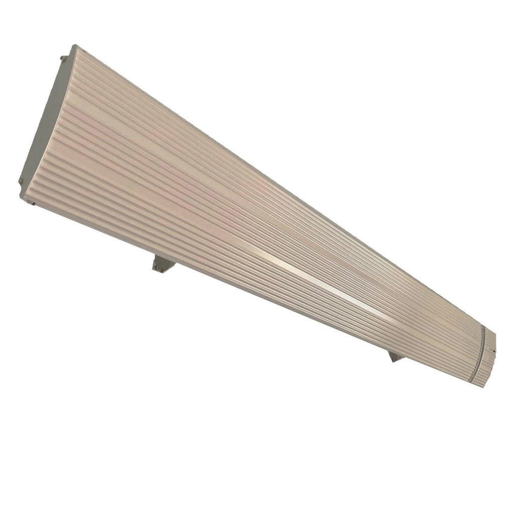 Mpc Marbella 1800w Radiatore a Infrarossi Per Esterno In Alluminio Da 1800w Bianco Nessuna Emissione Di Luce Elemento Riscaldante In Lega Alluminio Estruso Rivestimento Ceramico Bianco Ip65