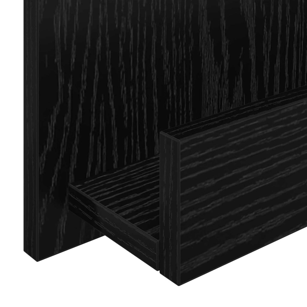 Scaffale per riviste Rovere Nero 43 x 11 x 102 cm CFW7620421