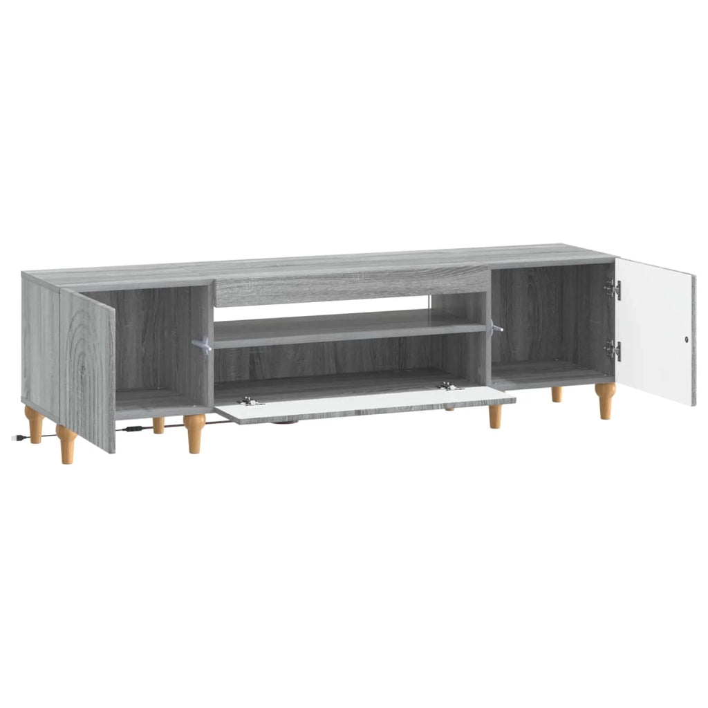 Mobile TV LED Sonoma grigio Legno ingegnerizzato 896251