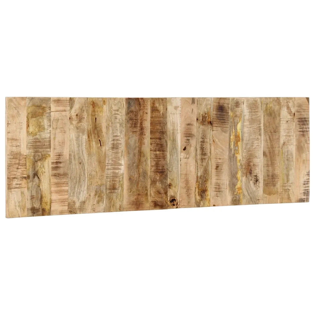 Testiera 160 cm in Legno Massello di Mango Grezzo