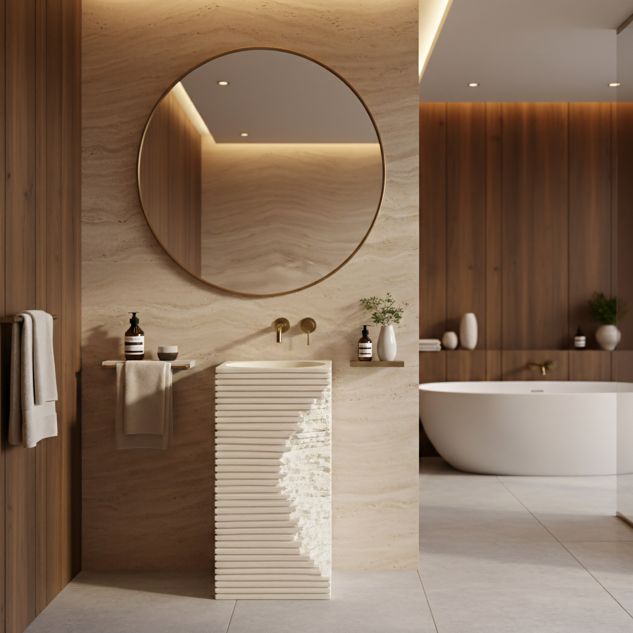 Lavabo Monolitico Rea Travena Square