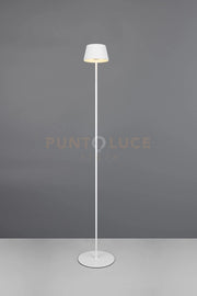 SUAREZ PIANTANA RICARICABILE METALLO BIANCA REGOLAZIONE INTESITA' TOUCH IP 44 H.120CM LED 1,5W  200lm, 3000K