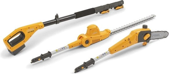 Multitool con falce telescopica e cesoie per potatura - 20V (4Ah) per potatura facile a distanza