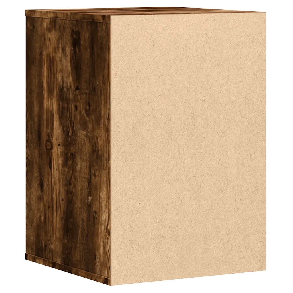 vidaXL Cassettiera Angolare Rovere Fumo 40x41x58cm Legno Multistrato