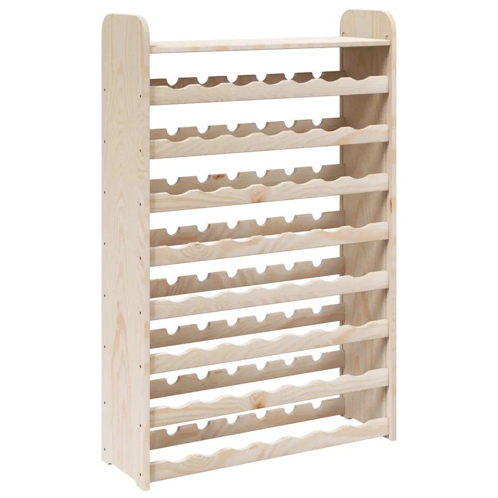 Portavini con Pannello Superiore 72,5x25x111,5 cm Massello Pino CFW7224861