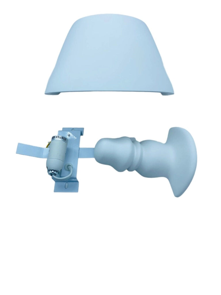Applique in gesso dal design moderno forma Abatjour con attacco per lampadine E14