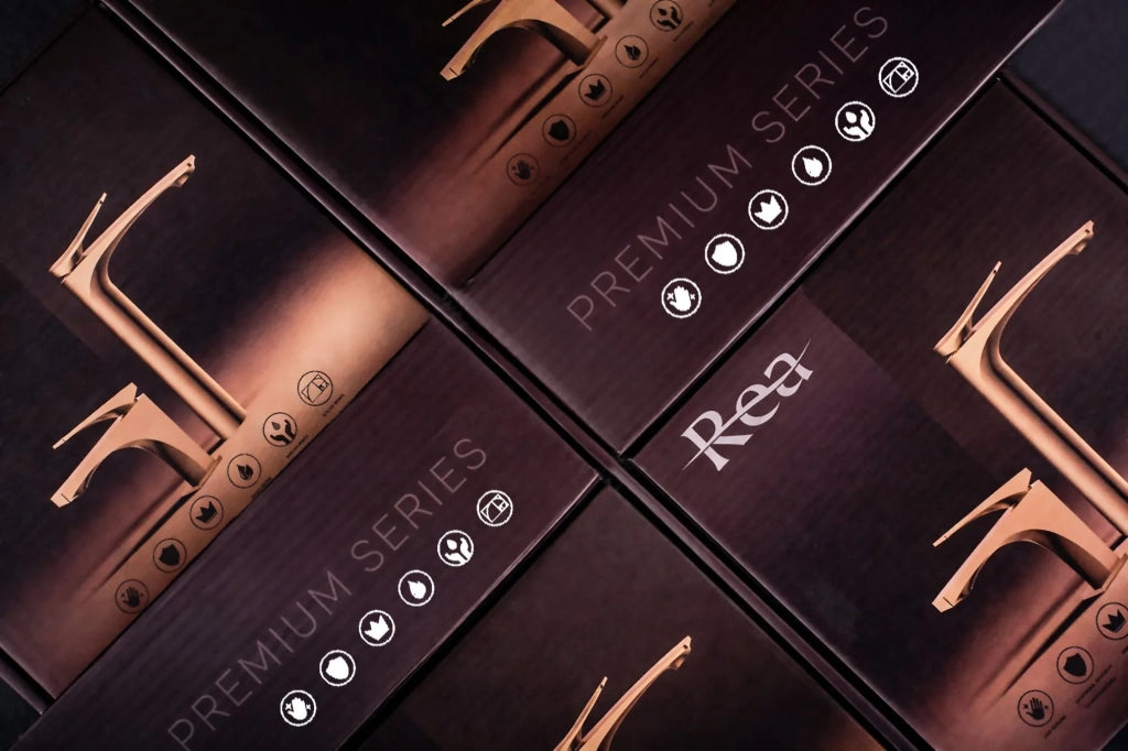 Rubinetto Da Lavabo Premium Rea Joe Brush Copper High
