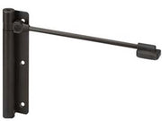 CHIUDIPORTA ERCOLE ACCIAIO ZINCATO NERO- - mm.170x39x225 - montaggo lato sinistro - 2 pezzi ALDEGHI