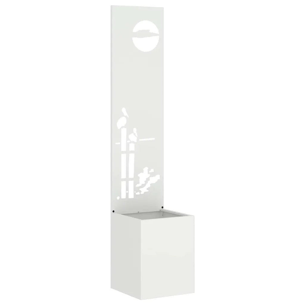 Schermo per privacy in giardino Traforo Bianco 32 x 32 x 150 cm 876400