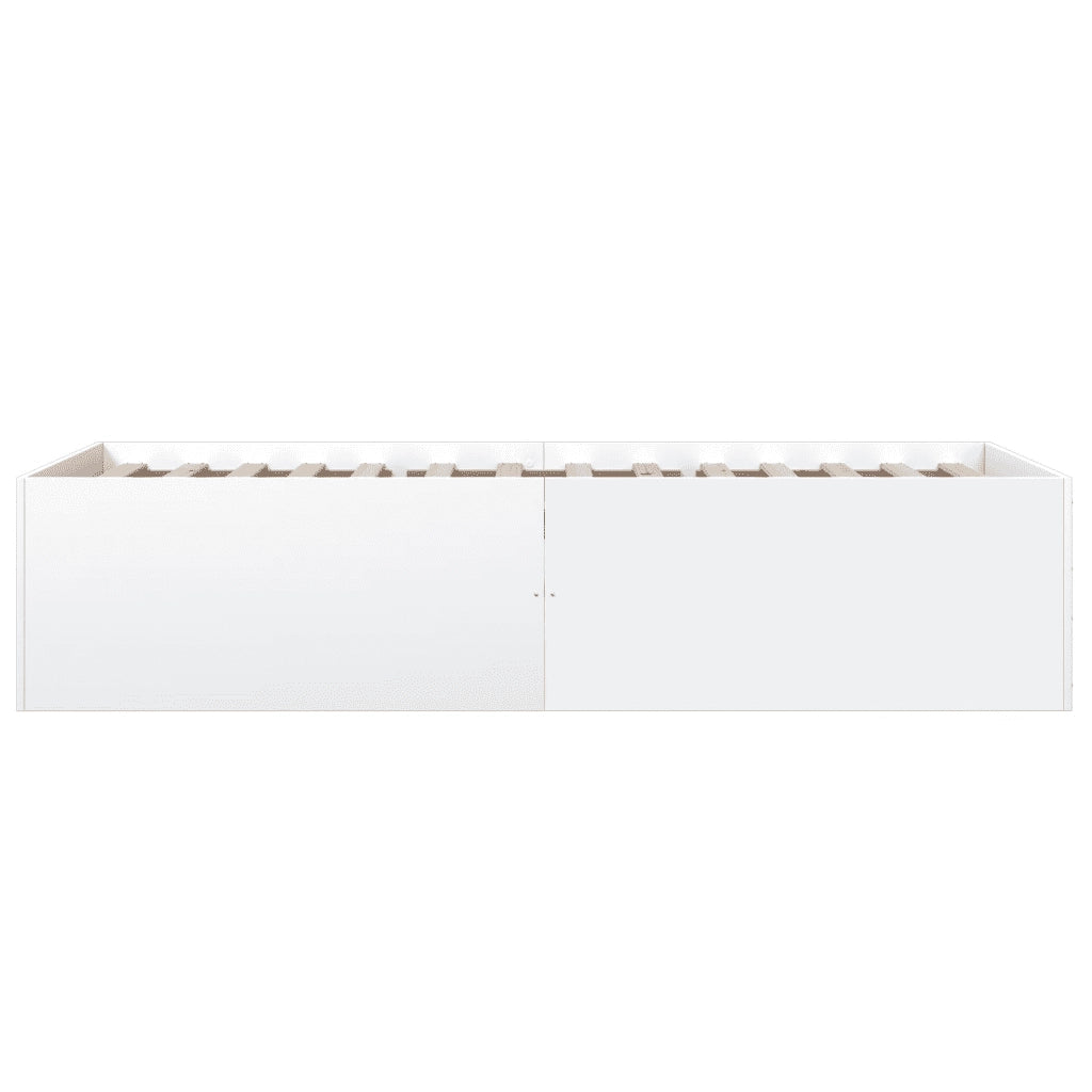 Giroletto-Struttura Letto Bianco 75x190 cm in Legno Multistrato 902355