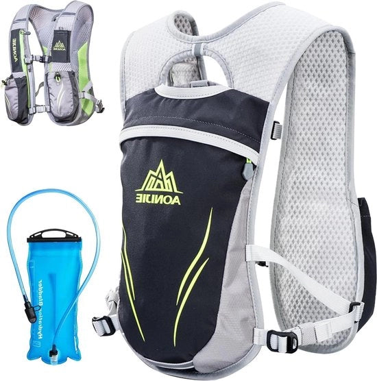 Zak da Idraulazione per Trail Running - 55l Sacchetto per la Idratazione con Tasca Esterna per Maratona e Ciclismo