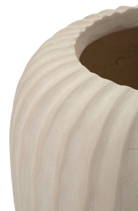 Vaso Mist Ø26,5x26 cm in Mgo Crema
