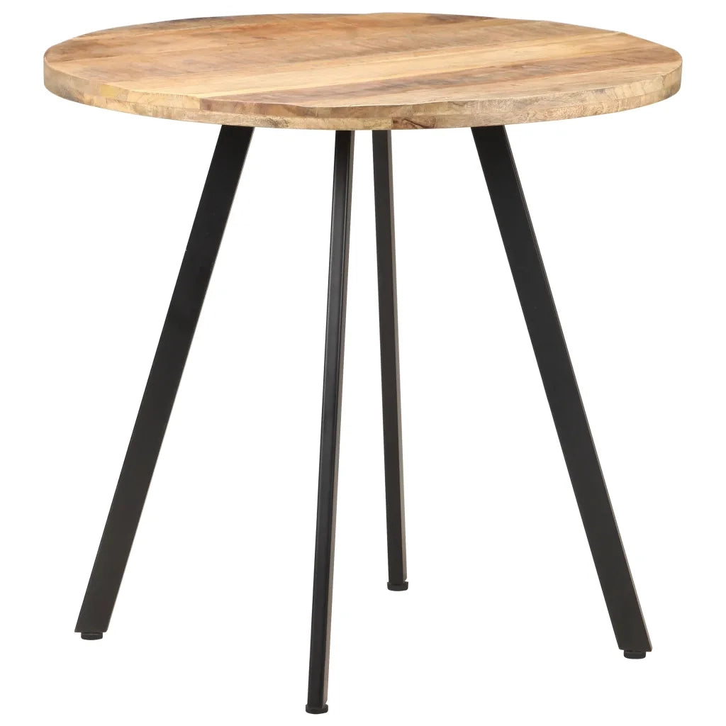 Tavolo da Pranzo 80 cm in Legno di Mango Grezzo  cod mxl 6110