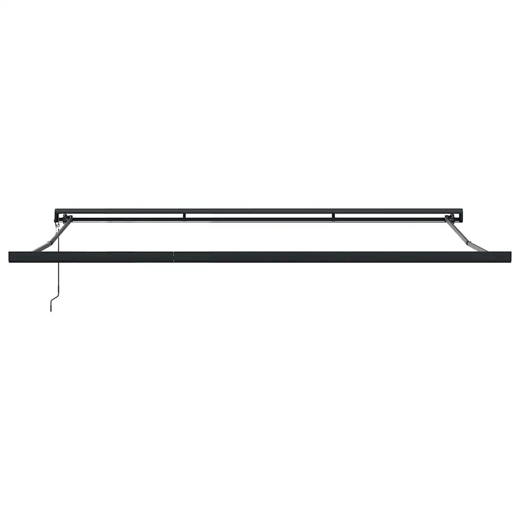 Tenda Retrattile Antracite e Bianca 4,5x3 m Tessuto e Alluminio 3216141